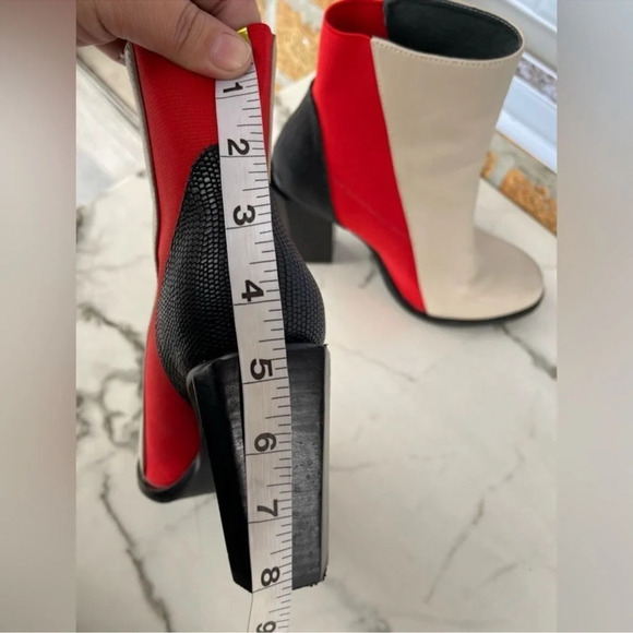UNITED NUDE Tetra Mist/Hot Red/Black boots size 37/6.5 - Picture 8 of 8